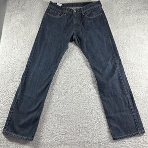 Vintage Levi Jeans Mens 34x32 (Fits 32x32)‎ 514 Slim Straight Dark Wash